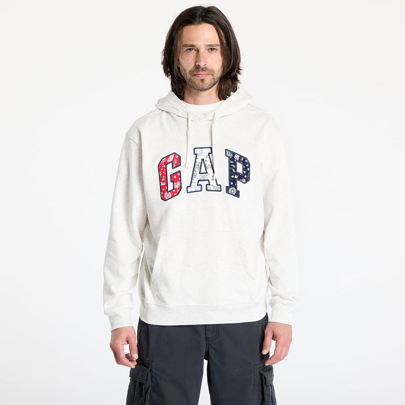 Sweatshirt GAP GAP Americana Hoodie Hvid | 767818-00
