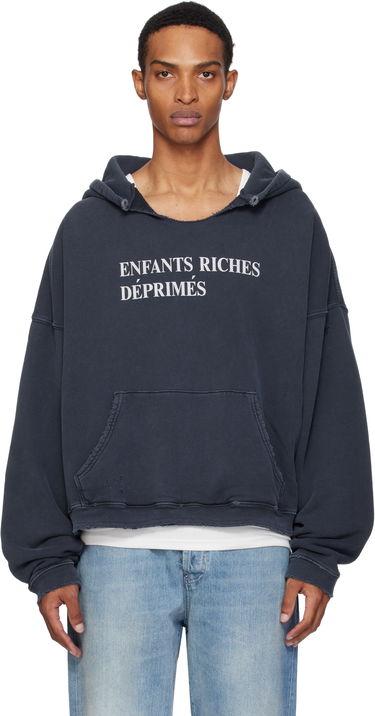Sweatshirt Enfants Riches Déprimés Enfants Riches Déprimés Classic Logo Hoodie Mørkeblå | 020-476, 0