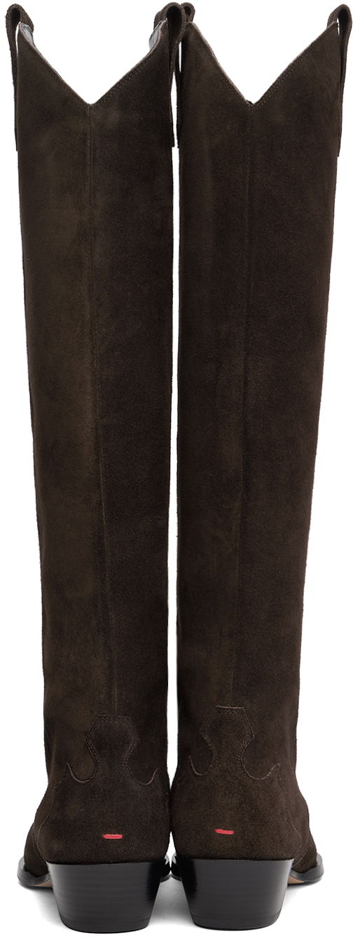 Kjole Aeyde Aeyde Aruna Suede Cowboy Tall Boots Brun | A11-KB-ARUP40CH117-FW24-953-022, 1