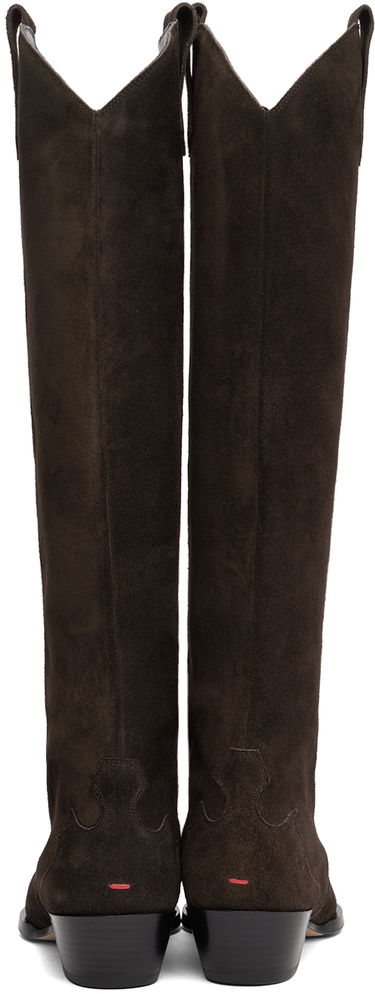 Kjole Aeyde Aeyde Aruna Suede Cowboy Tall Boots Brun | A11-KB-ARUP40CH117-FW24-953-022, 1