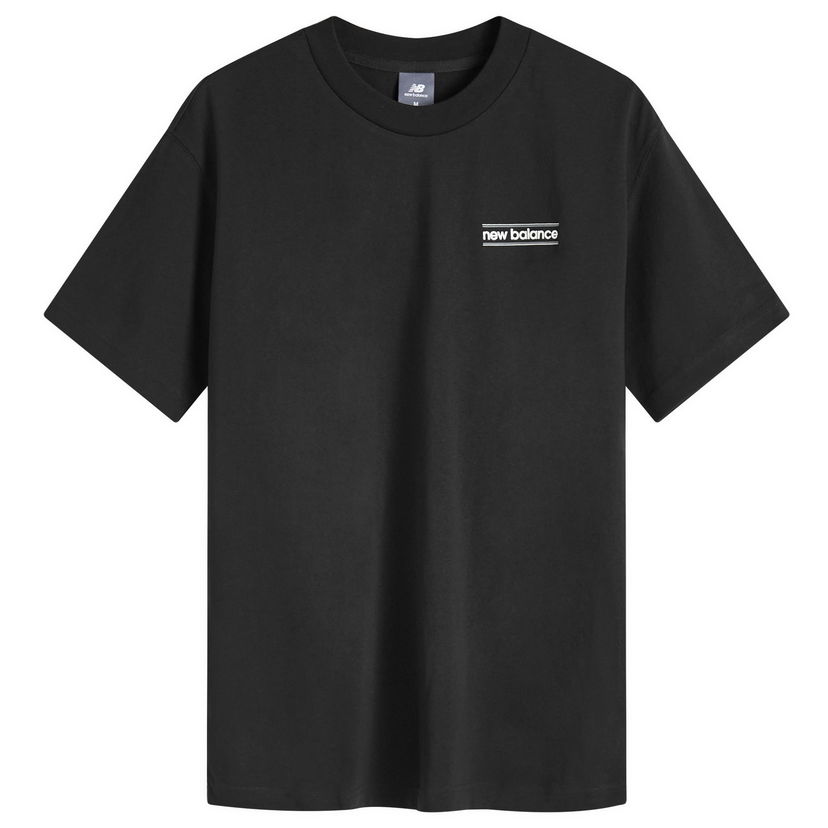 T-shirt New Balance Oversized T-Shirt Sort | WT43550-BK
