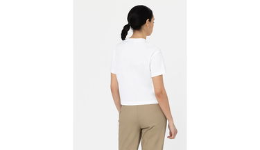 Crop top Dickies Oakport Cropped T-Shirt Hvid | DK0A4Y8L-WHX, 3
