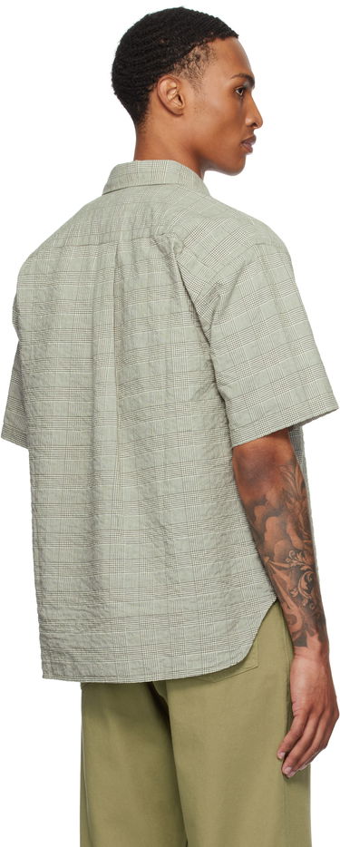 Skjorte NORSE PROJECTS Norse Projects Mo Oversized Check Short Sleeve Shirt Grøn | N40-0827, 2