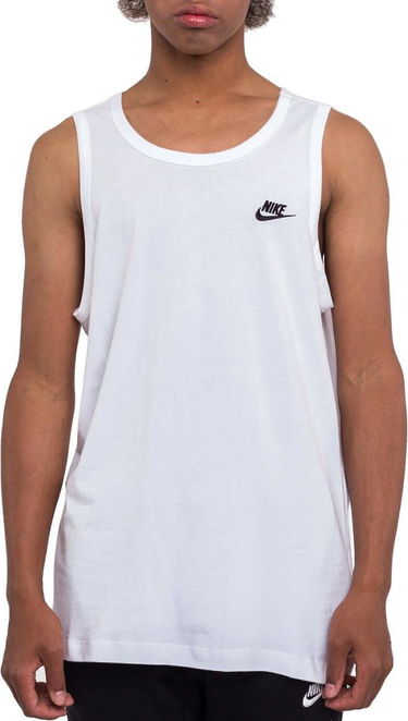 Tanktop Nike Sportswear Club Hvid | bq1260-100, 0