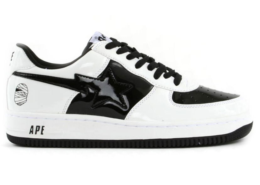 Sneakers og sko BAPE A Bathing Ape Bape Sta Low Halloween Mummy Hvid | FS-001 713