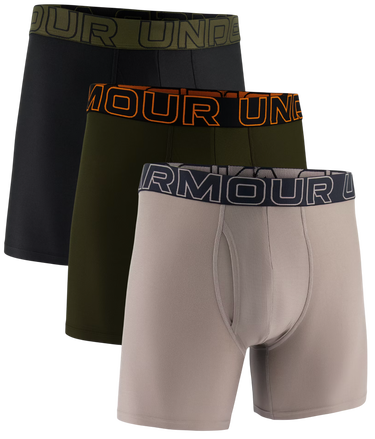 Boksere Under Armour Under Armour SOLID 6in 3 Pack Boxer Shorts Flerfarvet | 1383878-200, 0