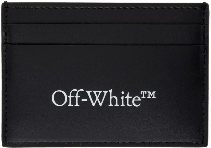 Tegnebog Off-White Card Holder Sort | OMND089C99LEA0011001