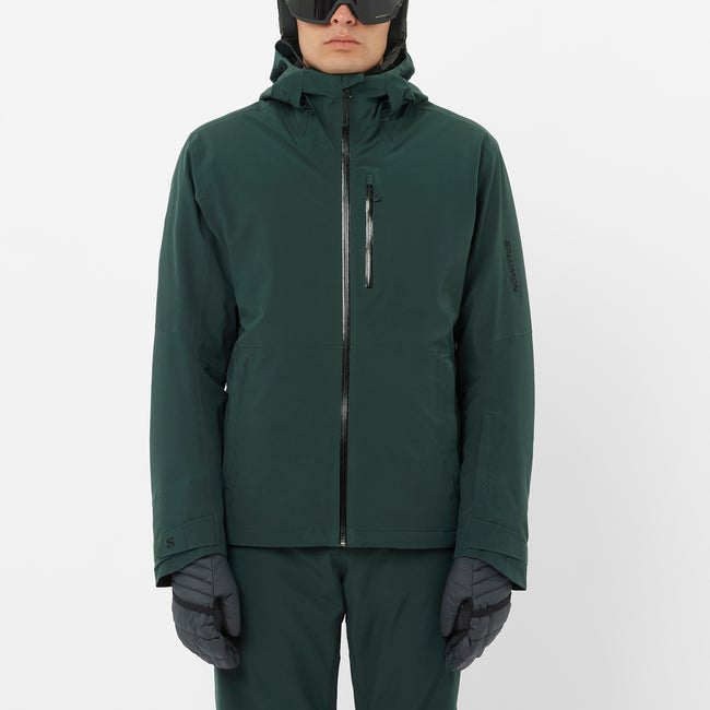 Jakke Salomon Highland Ski Jacket Grøn | LC2602700, 0
