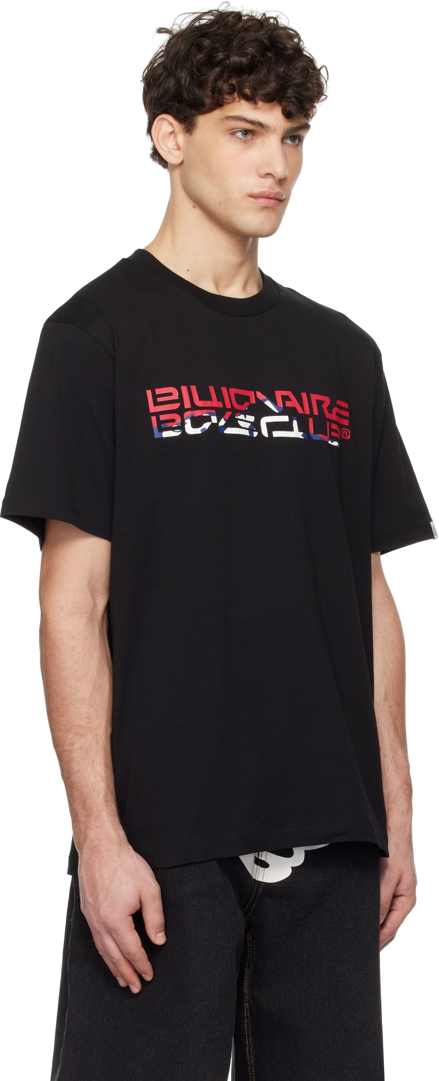 T-shirt BILLIONAIRE BOYS CLUB Boys Club Mountain Logo Graphic T-shirt Sort | B24463, 1