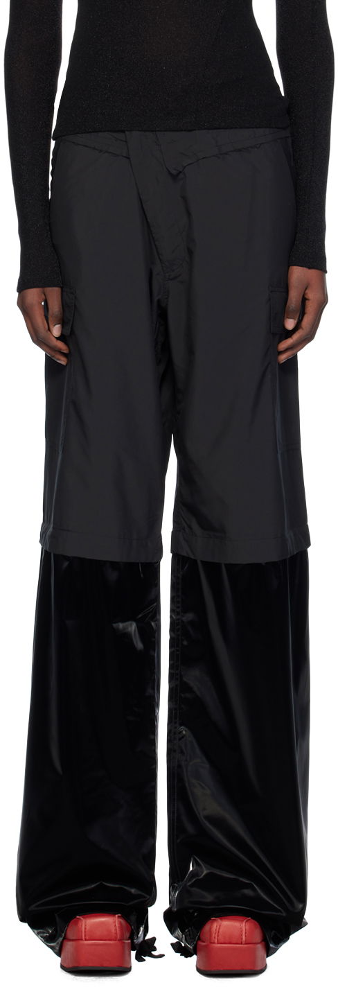 Cargo bukser Ottolinger Ottolinger Baggy Cargo Pants Sort | 1060801921, 0