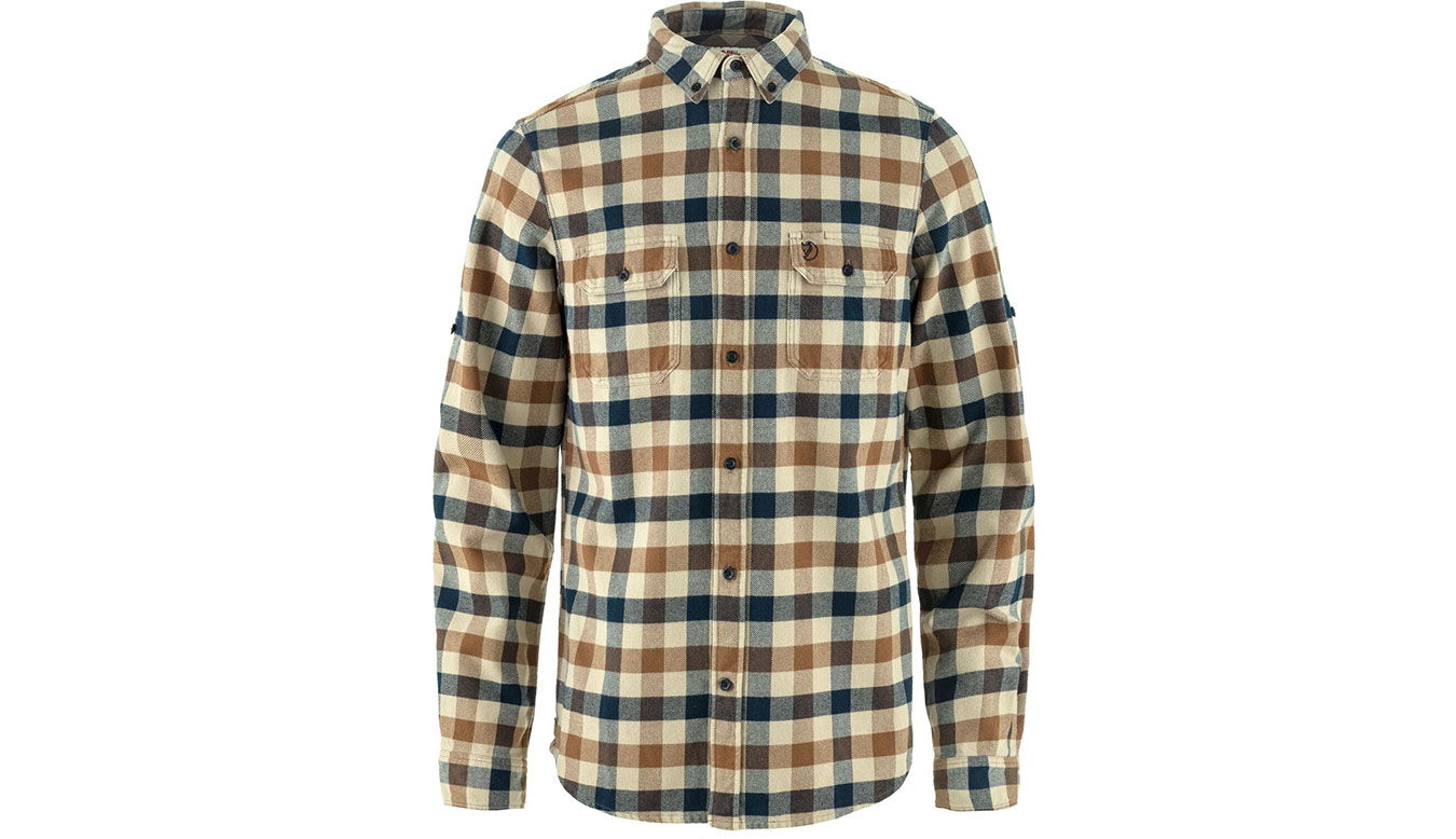 Skjorte FJÄLLRÄVEN Skog Plaid Flannel Shirt Flerfarvet | F81353-118-555, 1