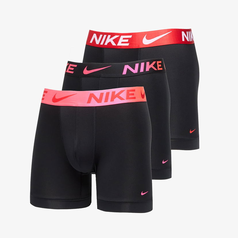 Boksere Nike DRI-FIT Essential Micro Boxer Brief 3-Pack Sort | 0000KE1157-5YG