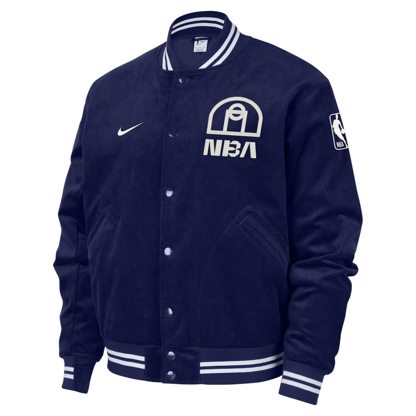 Bomberjakke Nike Nike NBA Team 31 Trend Bomber Jacket Blå | FZ7508-492