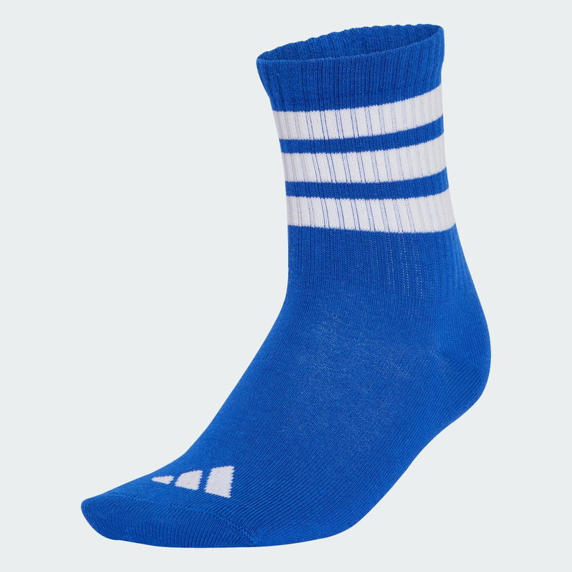 Sokker adidas Performance Ribbed Quarter Socks - 3 Pairs Blå | JD1348