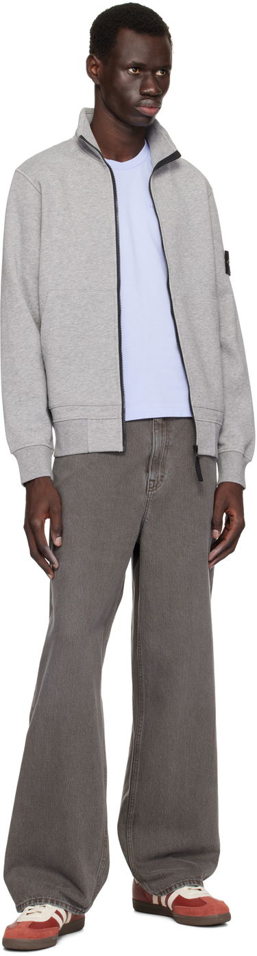 Sweatshirt Stone Island Stone Island Logo Patch Sweatshirt Grå | K1S156100643S0051, 4