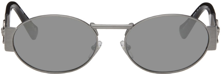 Solbriller Versace Silver Oval Sunglasses Metalisk | 0VE2264 8056597922357, 0