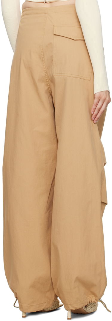Cargo bukser Dion Lee Elasticized Cargo Trousers Beige | C2100P23, 2