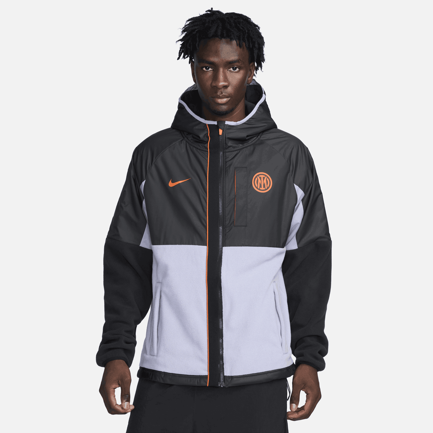 Vindjakke Nike Football Inter Milán AWF Sort | DX8451-010, 0