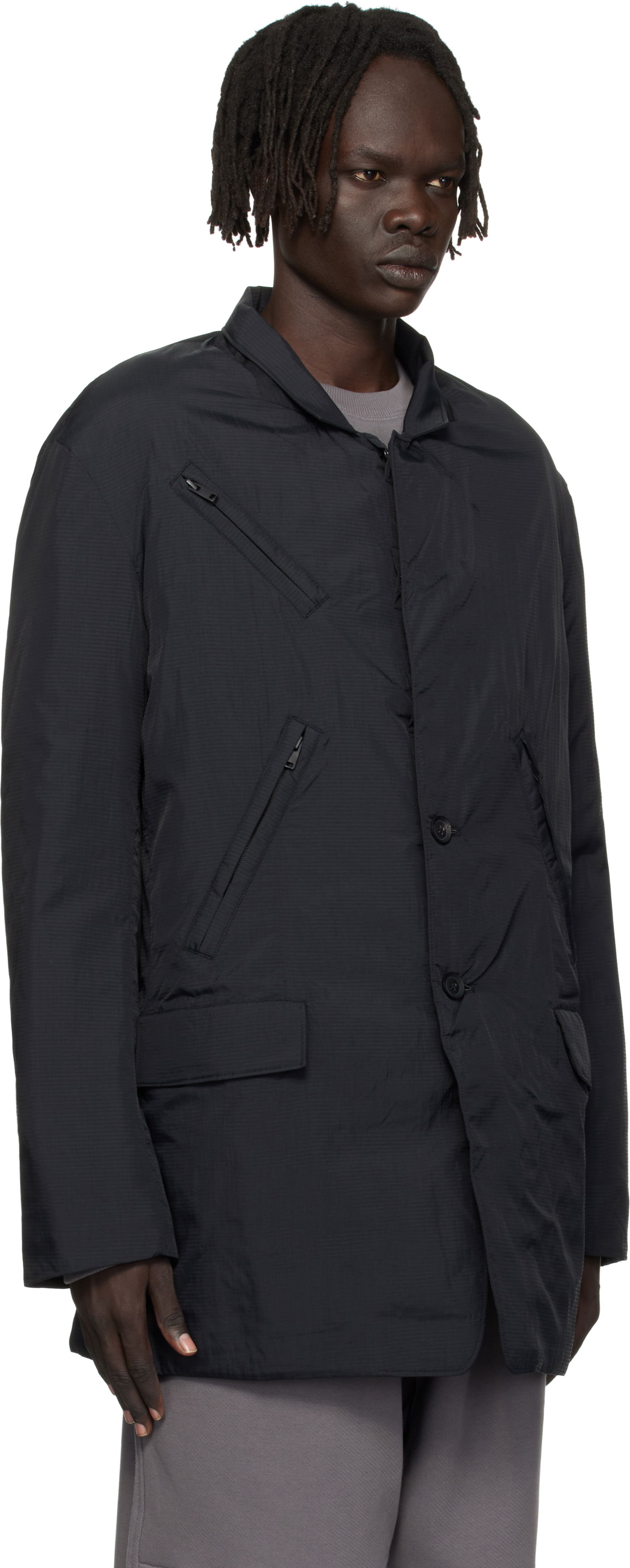 Puffer jakke Y-3 Y-3 Padded Jacket Sort | KB0044, 1