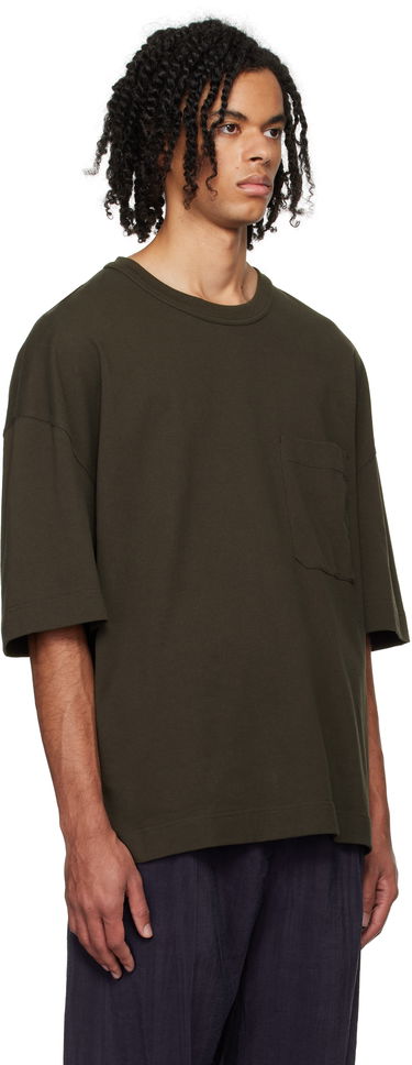 T-shirt LEMAIRE Lemaire Short Sleeve T-Shirt With Pocket Grøn | TO1290 LJ1022, 1