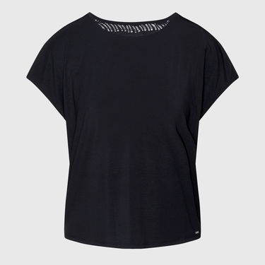 T-shirt CALVIN KLEIN Sculpt Stretch-Modal Top Sort | 000QS7157EUB1, 0