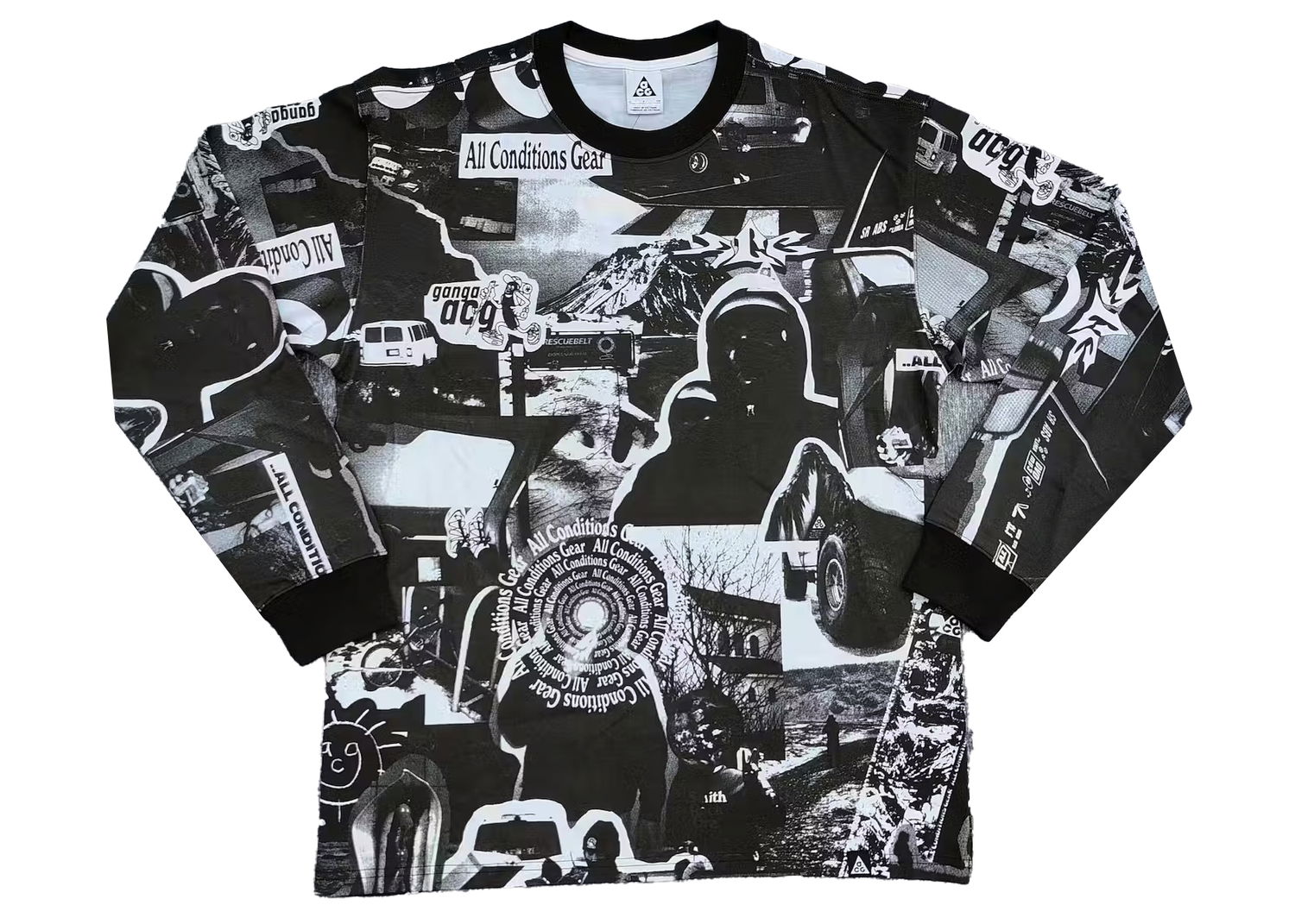 T-shirt Nike ACG Glacier T-shirt Sort | DJ5800-010, 0
