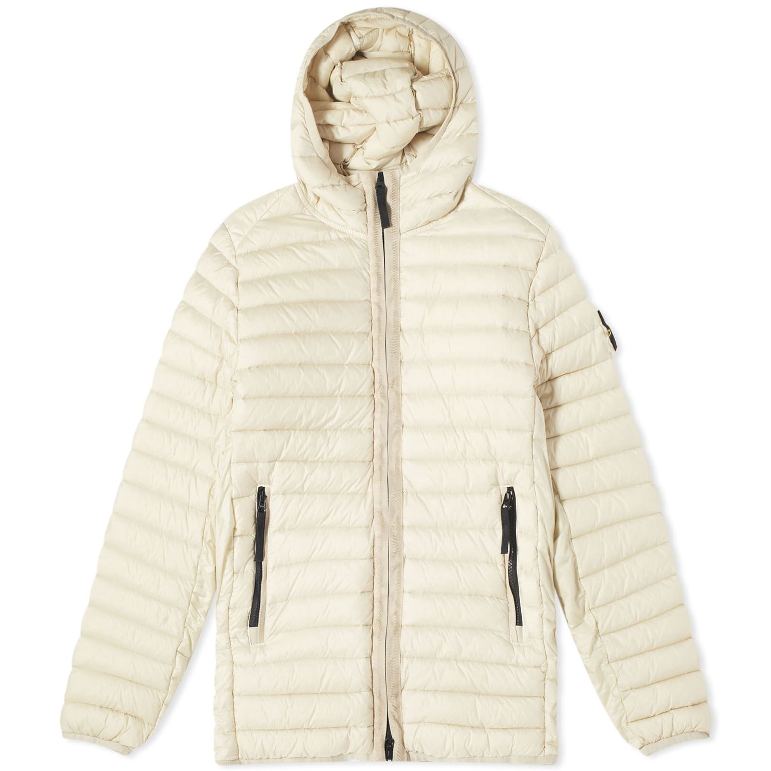 Jakke Stone Island Lightweight Hooded Down Jacket Beige | 7915403-V0097, 0