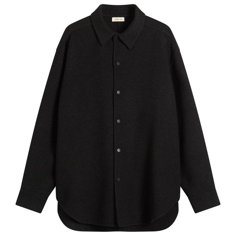 Skjorte Fear of God Fear of God Overshirt Sort | FG25FW60-605DWC-021