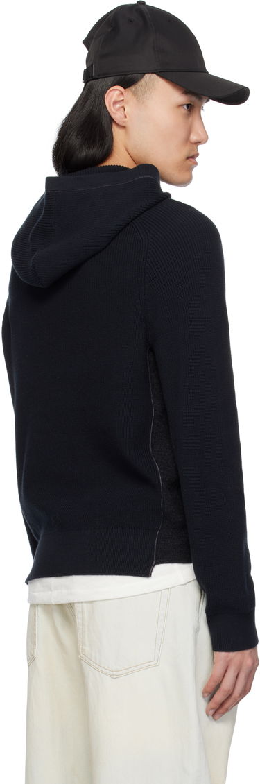 Sweater rag & bone rag & bone Gabe Spliced Hoodie Mørkeblå | MBS25S026SD26, 2