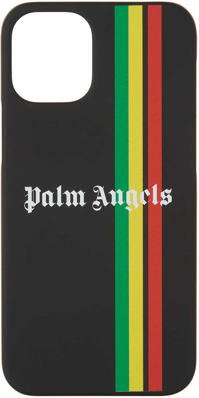 Gadget Palm Angels Stripe iPhone 12 Mini Case Sort | PMPA029S21PLA0051001