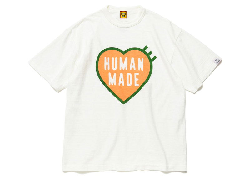 T-shirt Human Made Heart Logo Graphic T-Shirt Hvid | HM24TE013