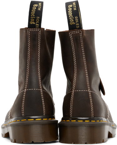 Sneakers og sko Dr. Martens 1460 Wax Commander Boot Sneakers in Rustric Brown Brun | 31859749, 2