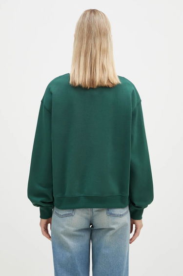Sweatshirt New Balance Varsity Oversized Crewneck Sweatshirt Grøn | WT43553-NWG, 2