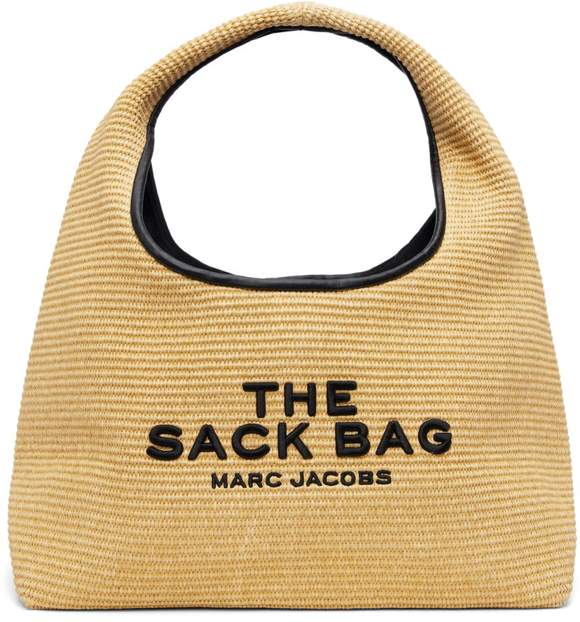 Håndtaske Marc Jacobs Marc Jacobs 'The Woven Sack Bag' Tote Beige | 2S4HSH053H03