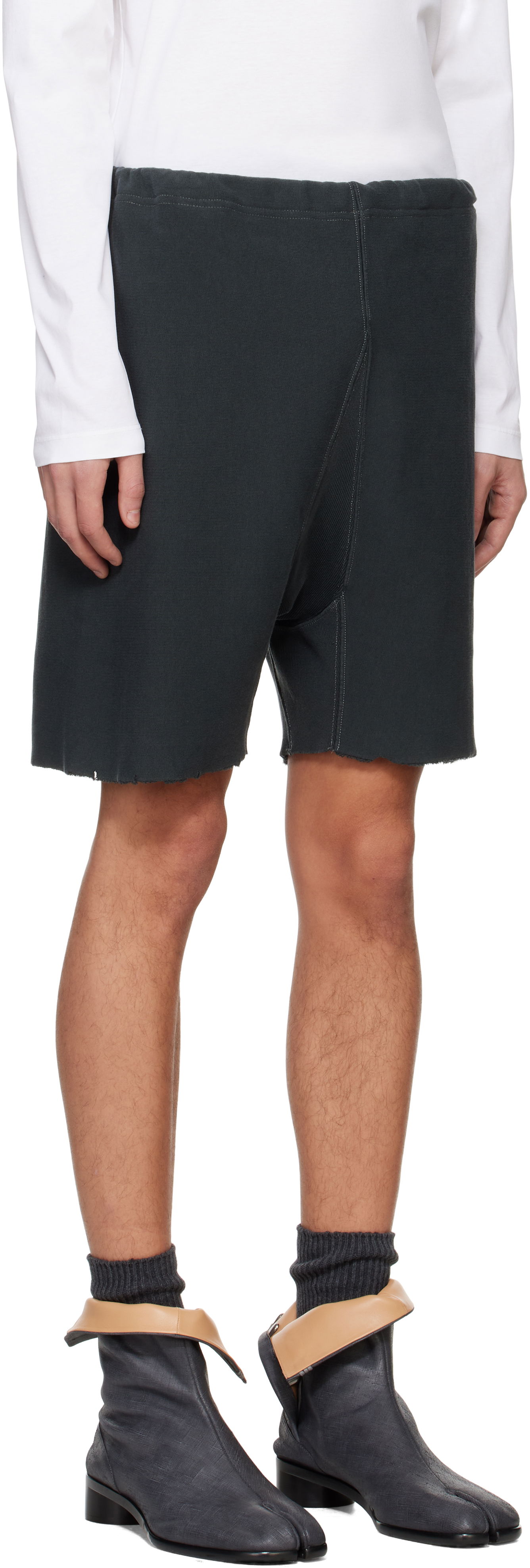 Shorts Maison Margiela Maison Margiela Raw Edge Shorts Grøn | S50MU0085 M25019, 1