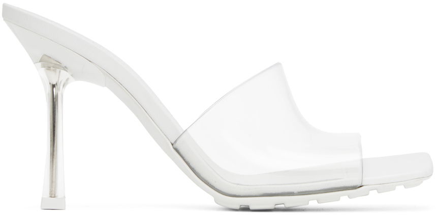 Sneakers og sko Bottega Veneta Stretch Mules "Transparent" Hvid | 708896 V2AS0, 0
