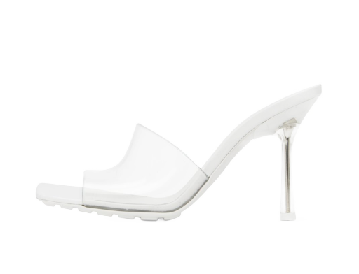 Sneakers og sko Bottega Veneta Stretch Mules "Transparent" Hvid | 708896 V2AS0