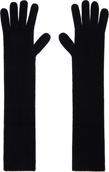 Handsker Loulou de Saison Loulou de Saison Milos Cashmere Long Gloves Sort | MILOS, 0