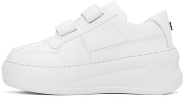 Sneakers og sko Acne Studios Velcro Strap Platform Sneakers Hvid | CD0001-, 2