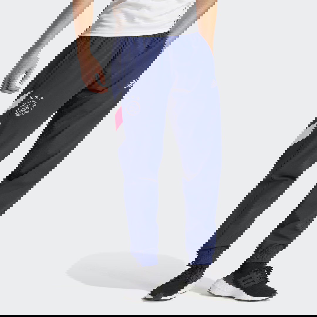 Joggingbukser adidas Originals Ajax Amsterdam Icon Woven Pants Mørkeblå | IC3451, 0