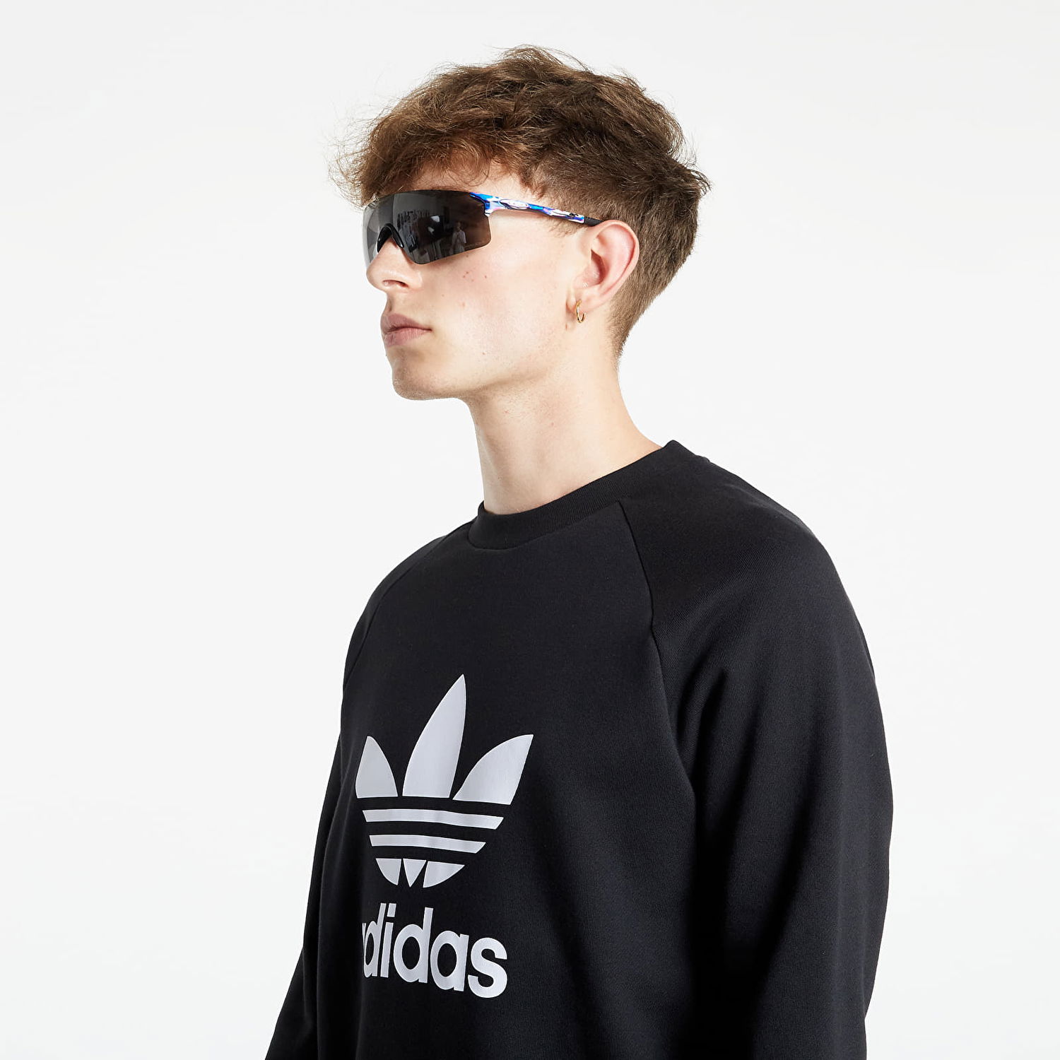 Sweatshirt adidas Originals Trefoil Crew Sort | H06651, 1