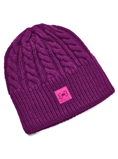 Beanie Under Armour Halftime Cable Knit Beanie Lilla | 1379995-573