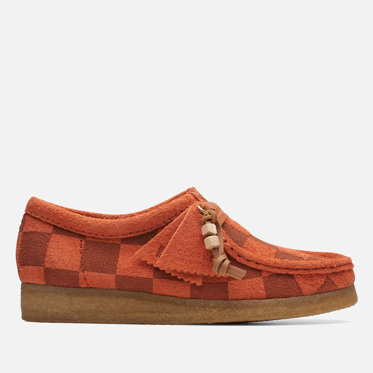 Sneakers og sko Clarks Originals Suede Checkered Wallabee Boots UK 7 Orange | 26174011, 0