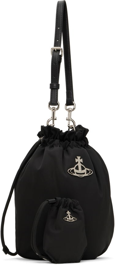 Håndtaske Vivienne Westwood Drawstring Pouch Set Bag Sort | 57010001U-W001Y-, 4