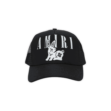 Kasket AMIRI Bandana Rabbit Trucker Hat Sort | PS23MAH022 001 BLAC, 0