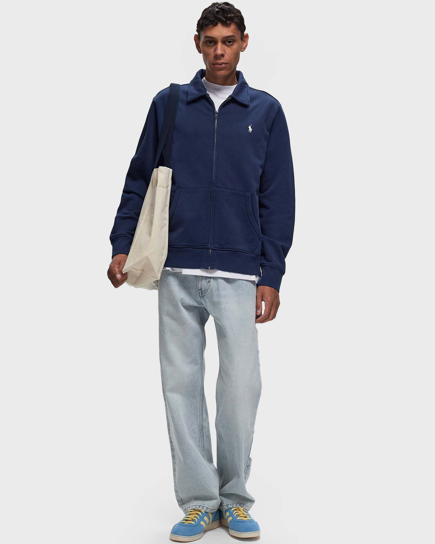 Sweatshirt Polo by Ralph Lauren LONG SLEEVE-FULL ZIP Mørkeblå | 710941532004, 1