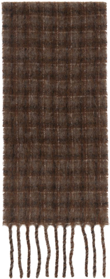 Tørklæde OUR LEGACY Our Legacy Estate Checked Scarf Brun | A4258EBF, 2
