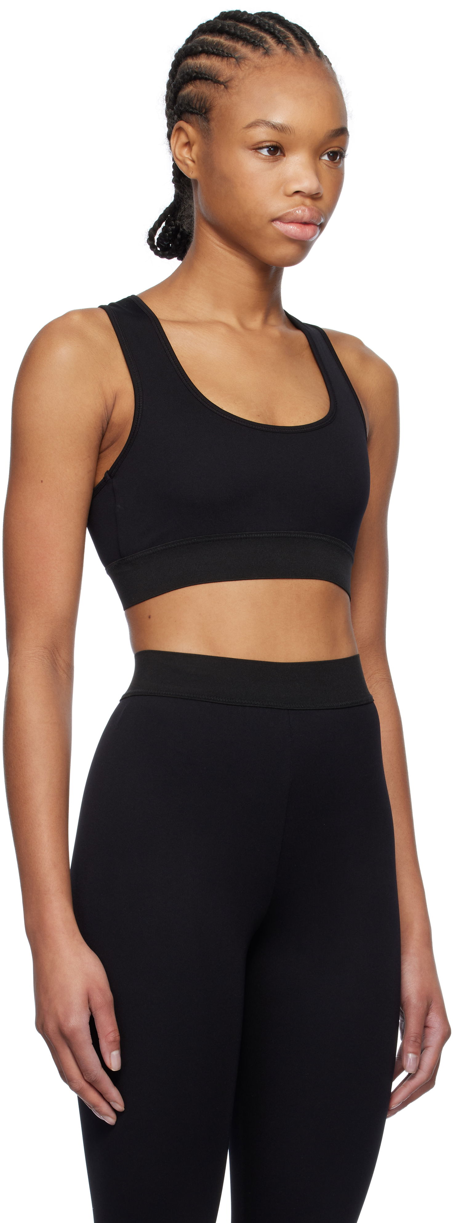 Bh WARDROBE.NYC Rosie Huntington-Whiteley Edition Active Sport Bra Sort | W1112R19JE, 1
