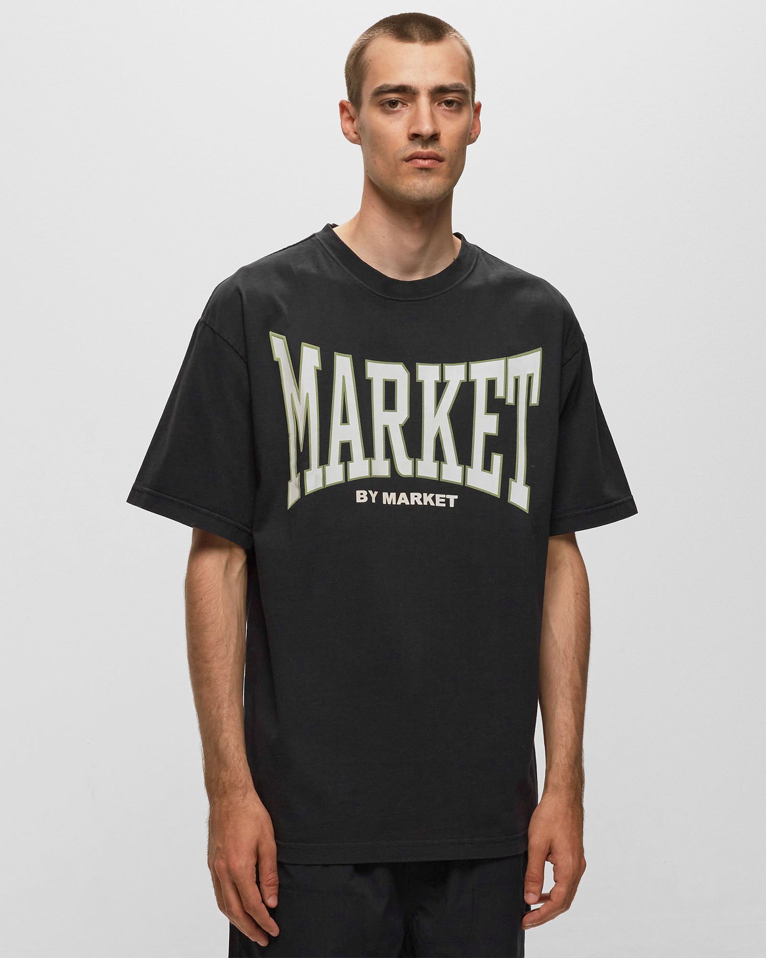 T-shirt MARKET Persistent Logo T-Shirt Sort | 399001370-0034, 1