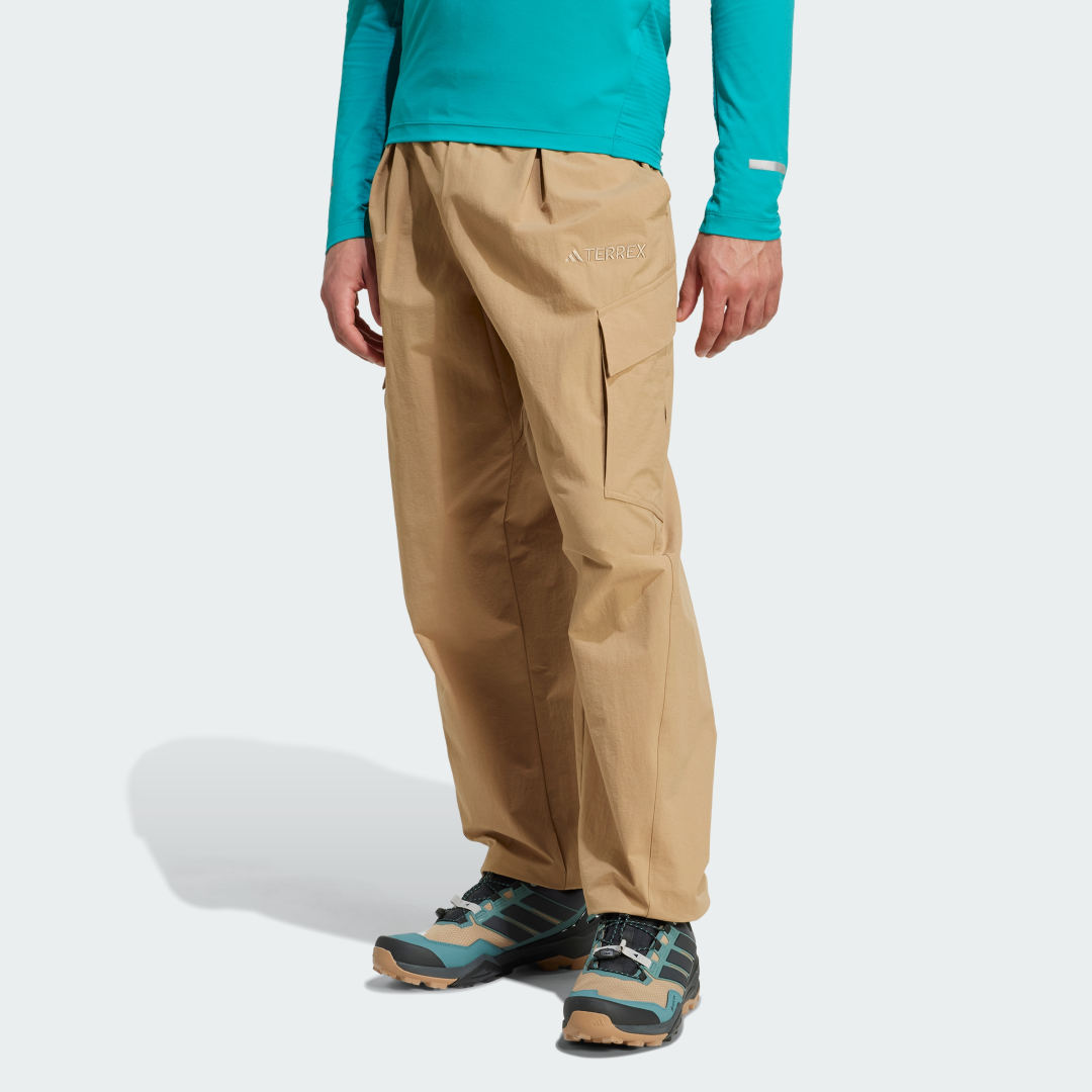 Cargo bukser adidas Performance Terrex Xploric Cargo Hiking Pants Beige | JM7424, 0